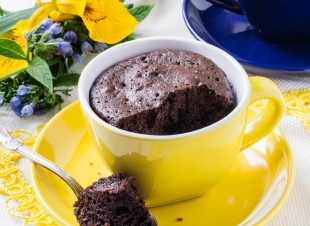  كيك الشوكولاتة بالمايكرويف